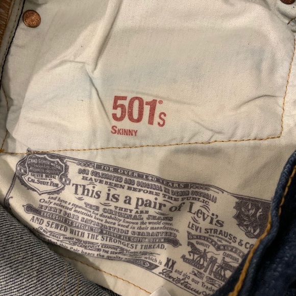 Levi’s 501 Skinny jeans - Picture 7 of 10